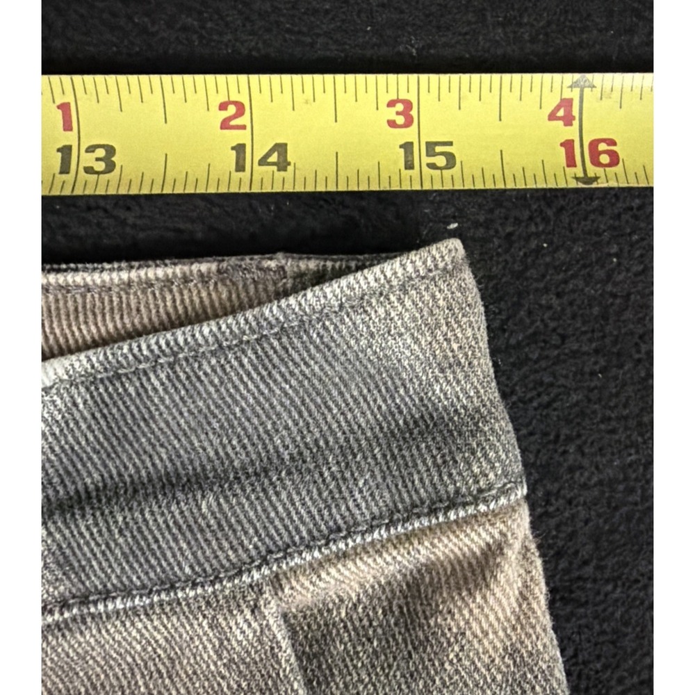 LOGO by Lori Goldstein Straight Leg Cargo Jeans Grey Combo Petite 4 A630407 - Picture 8 of 9